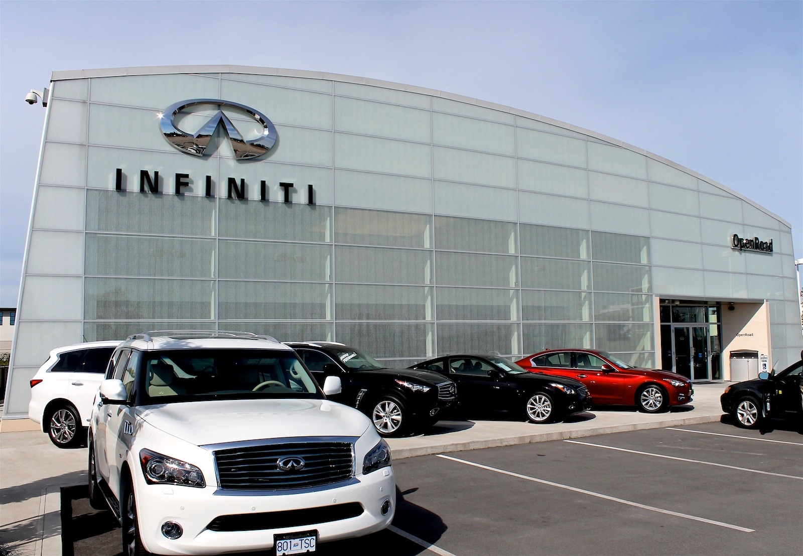 Open Road Infinity Luxury Car Dealership Project Completed 2013