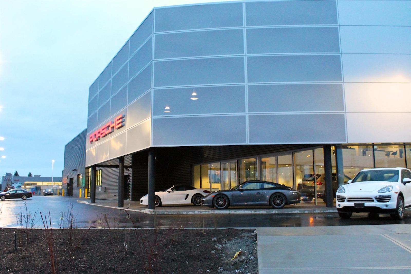 Open Road Porsche Luxury Car Dealership Completed October 2014