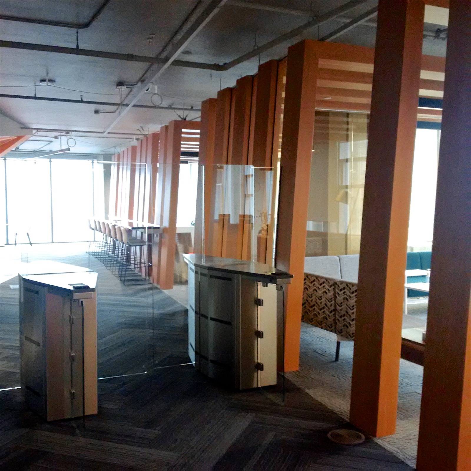 Amazon Vancouver Office Interior. 7 Floors in Telus Gardens Sustainable Building. Completed September 2015