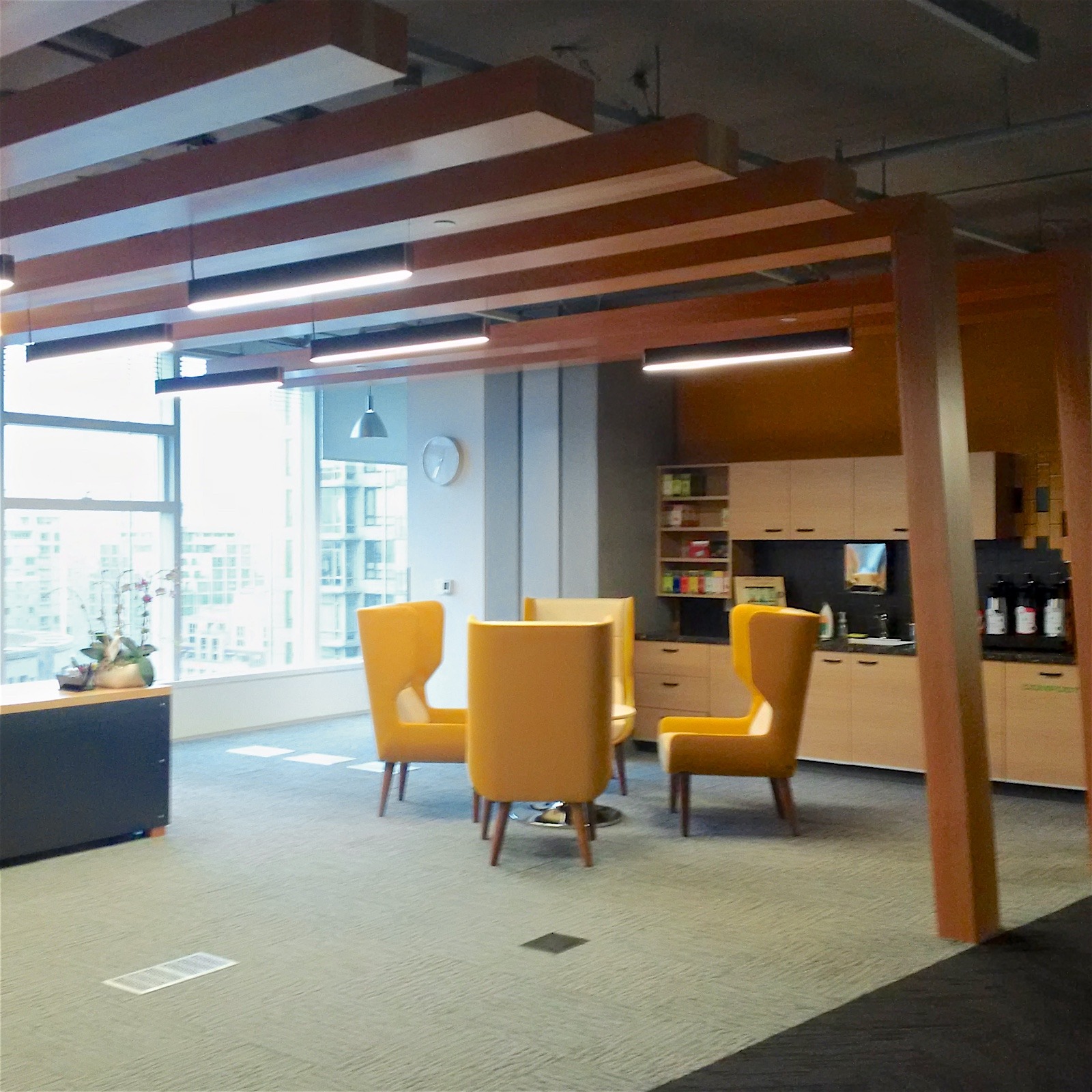 Amazon Vancouver Office Interior. 7 Floors in Telus Gardens Sustainable Building. Completed September 2015